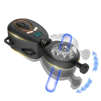 Male Wearable Automatic Masturbator Remote Control 9 Frequency Strong Shock Sucking Insertion Vibrating Masturbator Sex Toys