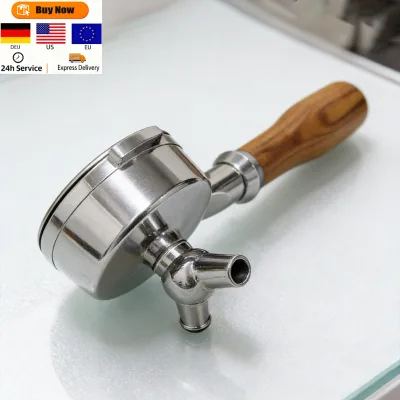 Custom-made Stainless Steel Eco-Friendly Coffee Utensils Espresso Hand-Made Pot Double Nozzle 58mm for Brewill BES 920/980/990