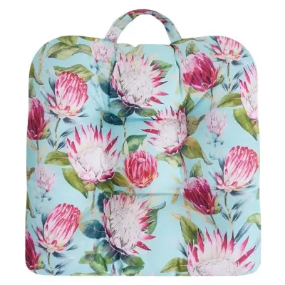 2024 New Fashion 100% Polyester Printed Oxford Cloth Portable Hand-Held Chair Seat Cushion