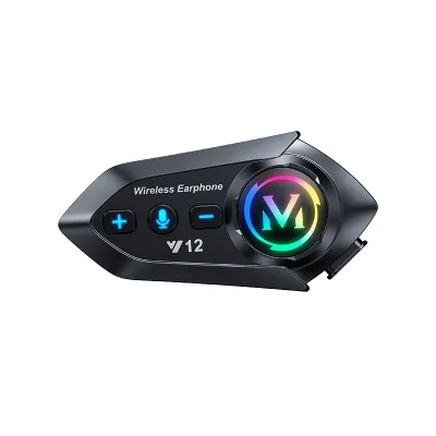 Y12 Headset for Snow Sports with CE/FCC Certified Safety Gear HD Audio Long Battery Wireless Helmet Speaker Clear Call