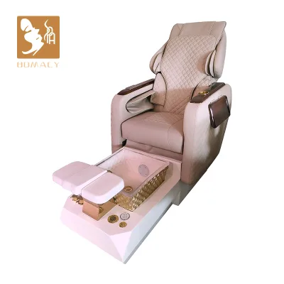 Luxury Modern Professional Pedicure Chair for Nail Salons Spas Space Saving Automatic Bowl Manicure Pedicure Chairs No Plumbing