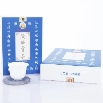 Handmade 10-Year-Old Brick Tea for Weight Loss Health and Wellness Box Packaging