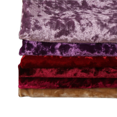 New Fashion Embossed Fashion Crushed Velvet Fabric