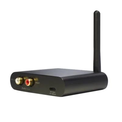 Long Range 100M 2.4G Wireless Audio Transmitter and Receiver RCA Port Low Latency Adapter for TV PC HiFi System