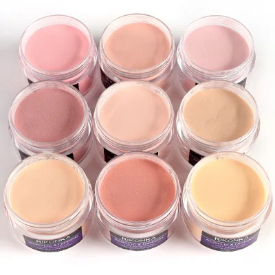 Hot Selling 15g Nude Color Nail Carving Pollen Acrylic Crystal Powder
