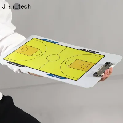 Full and Haft Court Marker Clipboard Accessories Coach Basketball Tactics Board