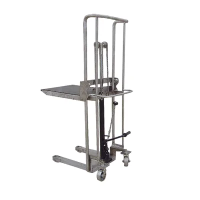 One Cylinder Hydraulic Lift Type Manual Hydraulic Stacker