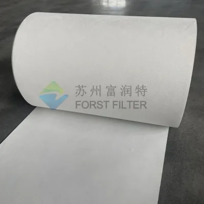 Industrial Premium White Pleated Filter Paper Media Supply PTFE Polyester Filtering Used Air Filters