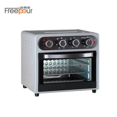 Biggest Family and Party Size 25L With 3 Rack Positions Freidora De Aire Multifunctional Stainless Steel Air Fryer Oven