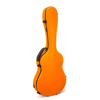 Rainbow Brand Professional 39/41 Inch ABS Hard Shell Plastic and Wooden Musical Guitar Case with Leather Instrument Box