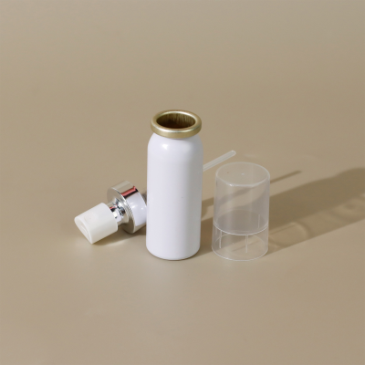 Metal White Aluminum Aerosol Spray Can Medical Use Aerosol Bottle Packaging 15ml 25ml 30ml