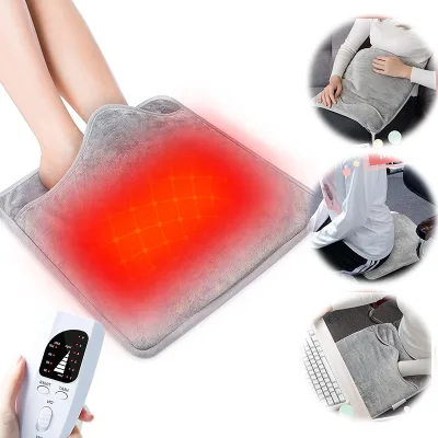 Winter 50W Electric Heated Mat Foot Hand Warmer Heating Pad Seat Cushion for Home Office