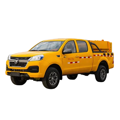 4X4 Foton Pickup Truck Snow Removal Vehicle with Spreader Snow Shovel and Snow Roller Brush for Sale
