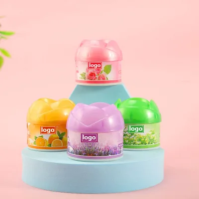 Hot Sale Gel Air Freshener for Car 90g Household air Freshening Water Base Various Fragrance Customized Logo Factory for OEM