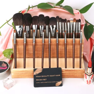 24pcs Bjf Goat Hair Makeup Brush Set Professional High Quality Make up Brushes Set Super Soft Natural Make up Brush