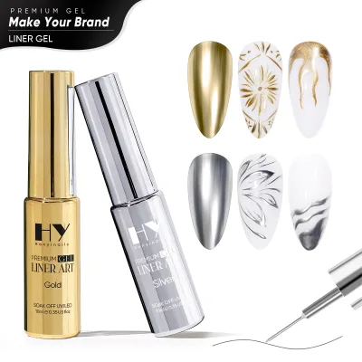 Professional Salon Use OEM Private Label Custom Color Liner Art Gel for Nail Art Design