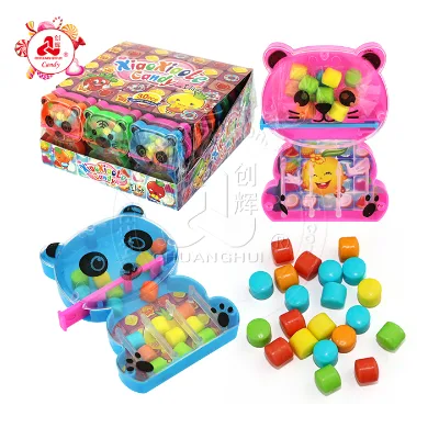 Cartoon animal shape box with Xiaoxiaole toy candy