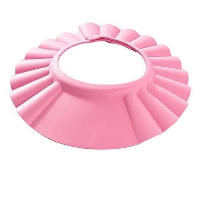 EVA Safety Child Bath Hat Waterproof Baby Shower Cap