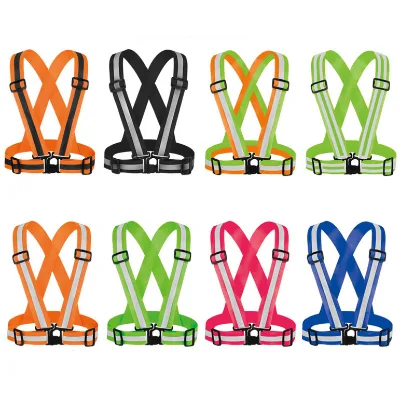 Hi Vis Silver Strip Safety Vests Men Women, Work, Cycling, Runner, Surveyor, Volunteer, Crossing Guard, Road, Construction