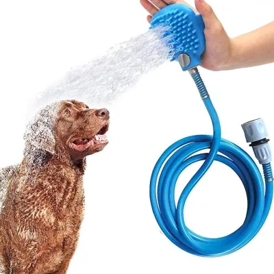 Pet Bathing Cleaning Tool Shower Massage Sprayer Grooming Products Dog Bath Brush