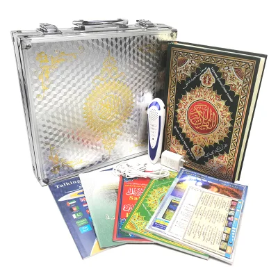 Eid Al Fitr Kids Quran Toy Safe Non-toxic with Mult-Function Reciting Pen Quran Audio Downloadable Travel - Friendly Quran