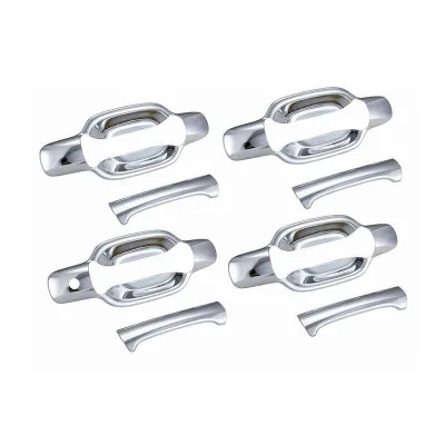 05-12 Chevy Colorado Triple Chrome Plated 4 Door Handle W/O PSG Keyhole Cover