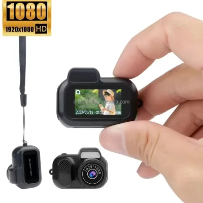 Compact Cute Style Mini Digital Action Small Camera with HD Resolution Kids Body Video Features SD Memory Card Supported