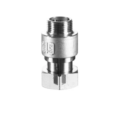 Stainless Steel Pipe Union Fittings Thread BSPP BSPT NPT One-way Needle Check Valve Oil Manual