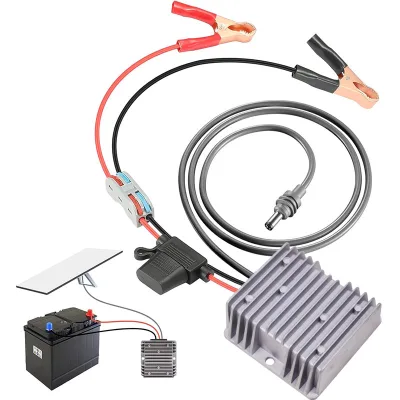 Starlink 12V 24V to 57V 4.5A DC DC Boost Converter with Crocodile Clip DC Plug