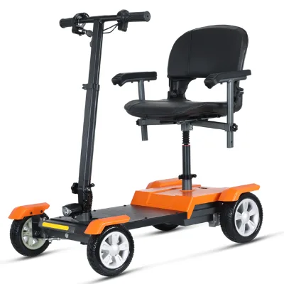 Wholesale Foldable Electric Mobility Scooter Aluminum Frame 24V 12Ah Battery Brushless Motor for Seniors
