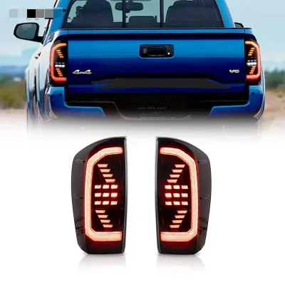 Full LED Dynamic Tail Lamp Back Lamp Tail Light Assembly Rear Light Plug and Play for TOYOTA TACOMA 2009-2021