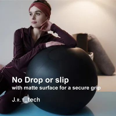 Light Weight Yoga Ball 45cm-95cm Sizes Customizable PVC for Gym Yoga Exercise and Massage