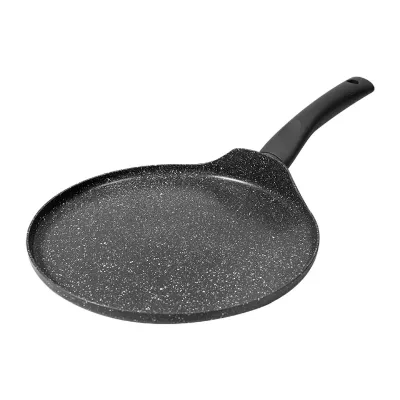 Cheap 25CM Aluminum Marble Coating Ceramic Round Induction Non Stick Baking Egg Fry Grill Crepe Pizza Pan