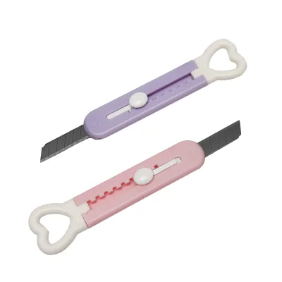 OEM Mini Student Art Utility Knife Cute Cartoon Design New Candy Color Wholesale Box Knife