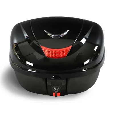 Durable 31L Motorcycle Top Box by JDR, High-Quality PP Material, Made in Guangdong, China