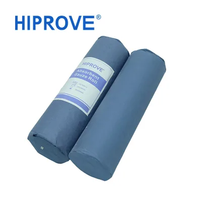 Ventilation Customized Disposable Surgical Clinical Hospital Use 20*12 24*20 Cotton Absorbent Medical Gauze Roll