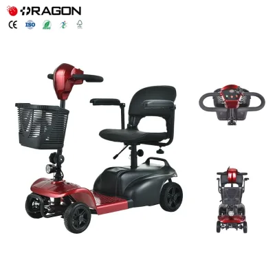 New Popular Design Elderly Outdoor Use All Terrain Storage Basket Lithium Powered Electric Scooter 130KG Handicapped Scooter