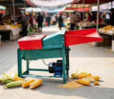 Wholesale Lightweight Corn Thresher Simple Maintenance Maize Threshing Unit for Village Farmers
