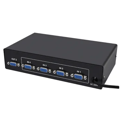 VGA Switch Four in Two Out 4x24 in Two Out Allocator 1080P Computer Screen Special