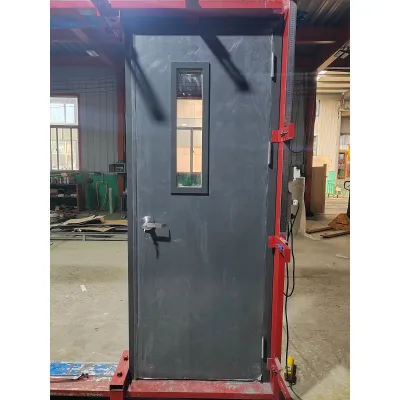UL Certified 1.5h Fire-Resistant Steel Doors Modern Anti-Fire Rated Door for Apartment Exterior Emergency