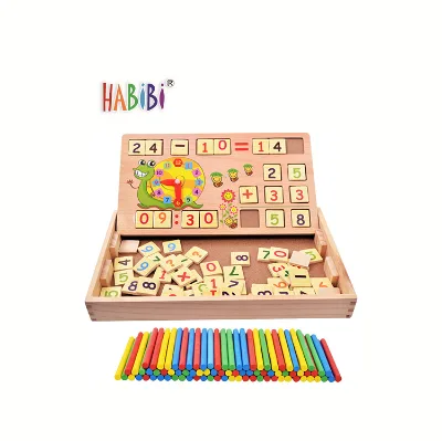 Hot Selling Products Kids Toys Preschool Educational 3d Math Wooden Puzzle
