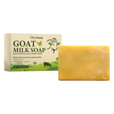OEM/ODM Sheep Milk Soap Moisturizing Cleansing Soap for Body Gently Cleanses Leaves Skin Soft Fragrant Goats Milk Soap Base Bulk