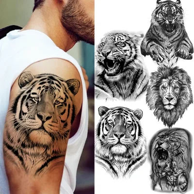 High Quality Realistic HB Series Body Half Sleeves Custom Tattoos Temporary Sticker