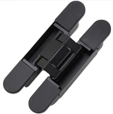 Heavy Duty 3D Adjustable Door Hinge 180 Degree Adjustable Concealed Door Cross Hinge