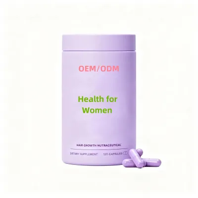 OEM Women's Hair Capsules for Visible Thickness Clinically Tested Balance Hair Growth Supplement Dropshipping for Adults