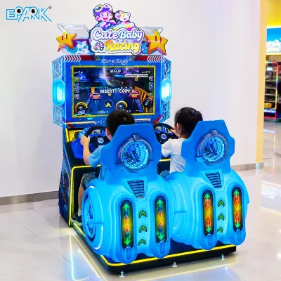 High Quality Commercial Kids Racing Arcade Game Machine Cute Baby Racing Simulator for Shopping Mall Amusement Park FEC