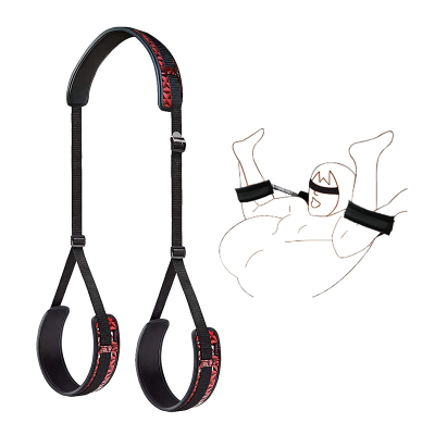 Diamond Patterned Open Legs Restraints Straps Sex Toys Bondage Gear for SM Play Open Backshots Bondage Tape