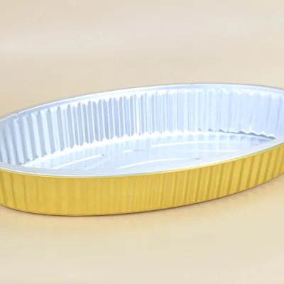 High Tensile Aluminum Foil Snare Wire 3680ml Survival Storage with Foil Lid for Catering Chafing Dishes oval