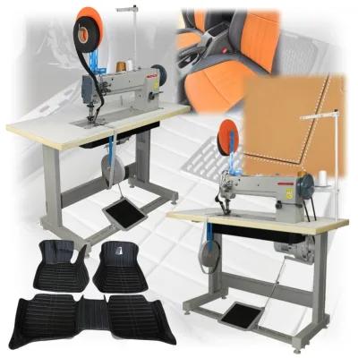 Portable Electric Sewing Machine High Speed Industrial Sewing Machines Double-Needle Sewing Machine for Apparel Production