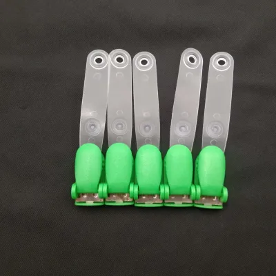 Work Plate Clip Doctor and Nurse ID Card Badge Holders Plastic Key Ring Set Clip Work Card Clip Plastic Clamps